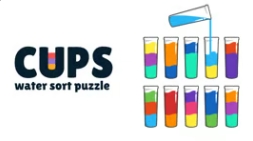 Water Sort Puzzle game cover: sort the colored water